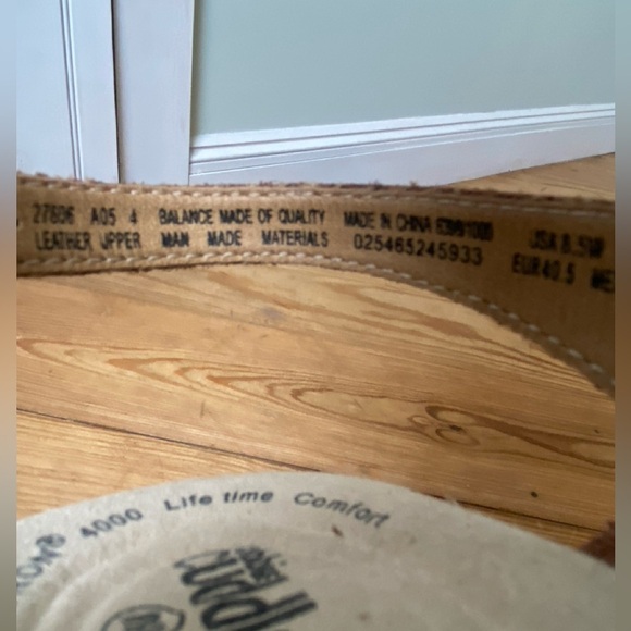 Cobbie Cuddlers Sandals Size 8.5W Tan Lifetime Poron 4000 Huaraches - Picture 5 of 7